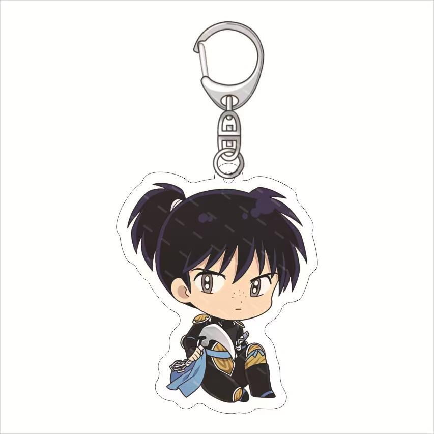 Inuyasha Keychain: Kagome, Miroku, Sango, Shippo & Sesshomaru Charm Set