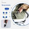 Adjustable Non-Slip Shower Chair with Armrests for Elderly, Disabled, and Pregnant Users