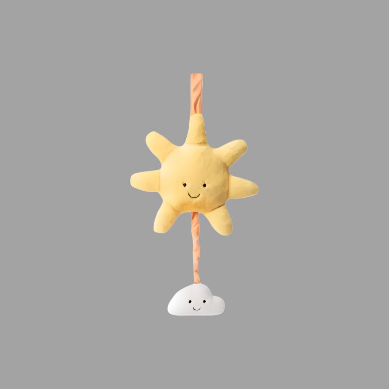 Jellycat Fun Goods Series Yellow Sun Music Pull Bell Doll Plush Doll 20cm Height