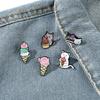 Cartoon Trendy Cat Brooch Pin Unique Personal Style Ideal For Fixing And Waist Cinching