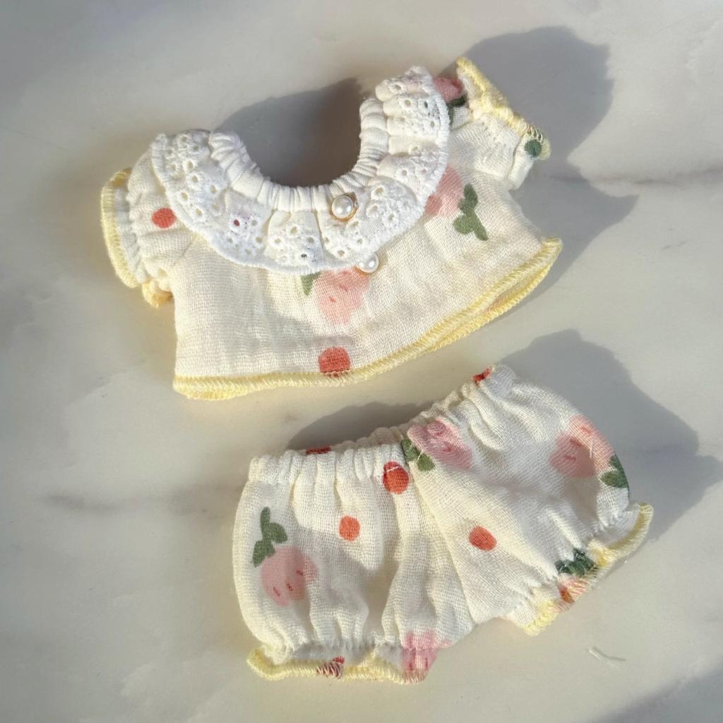 17CM Cm Labubu Baby Clothes Blind Box Pendant Labubu Doll Cute Home Clothes