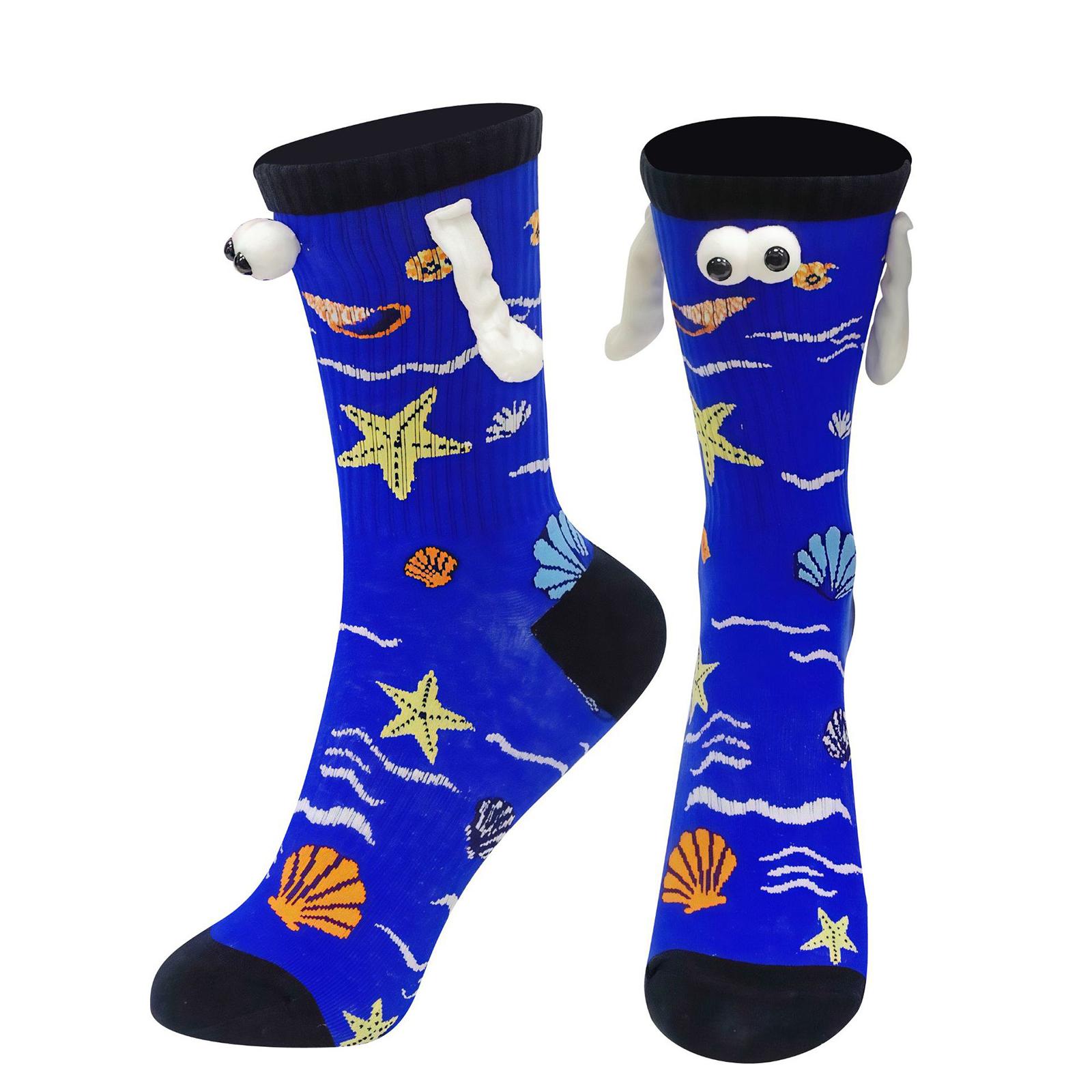 

Fashion Fun & Funny Magnetic Pull- Socks For Couples One Size