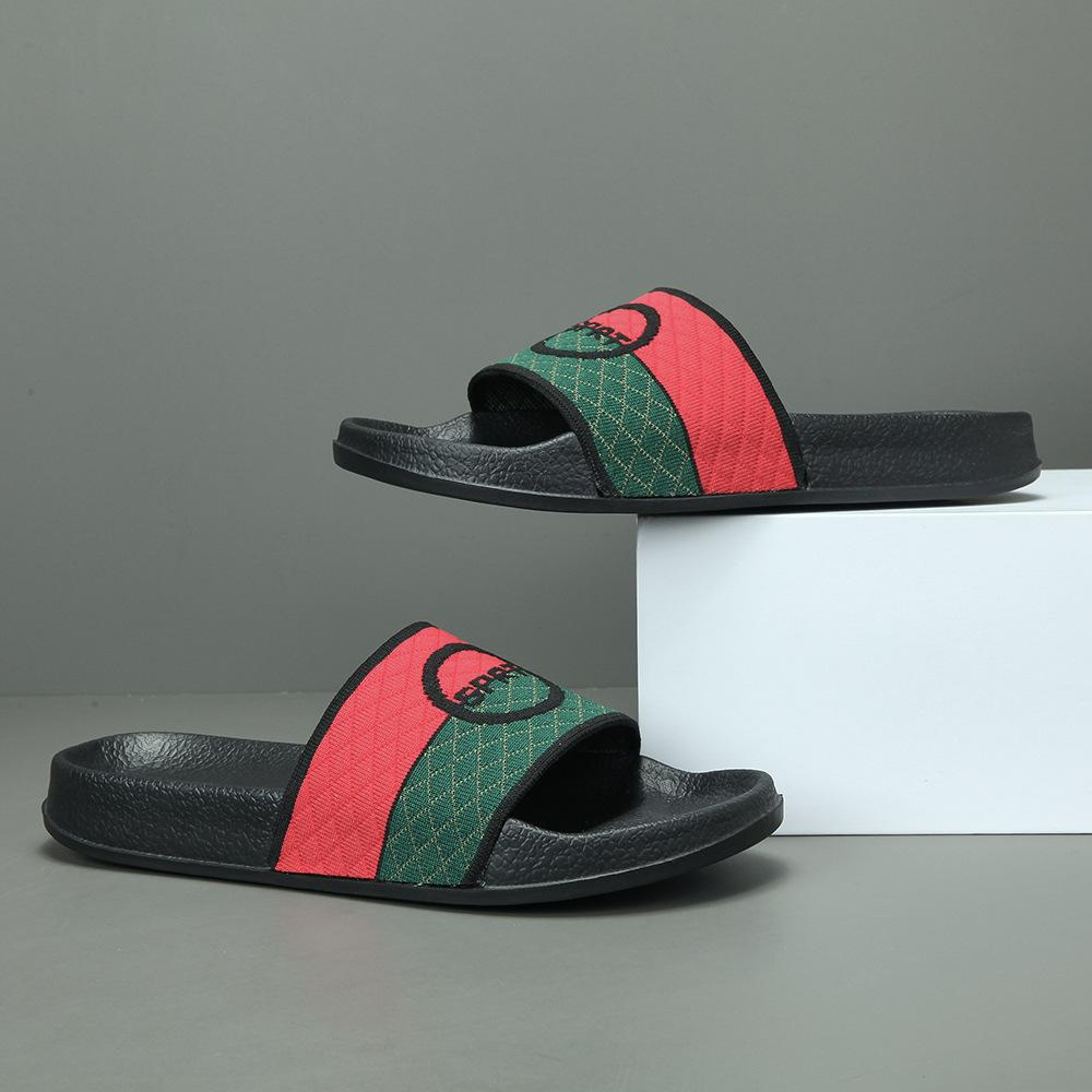 Summer Slippers Size Breathable British Style Casual Shoes Niche High-end Sandals