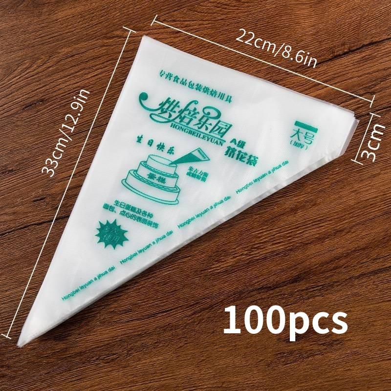 Disposable Pastry Bag for Cake Decorating Thickened Pastry Bag for Bakers Frosting Cupcake Cookie Dessert Decorating Tool Large