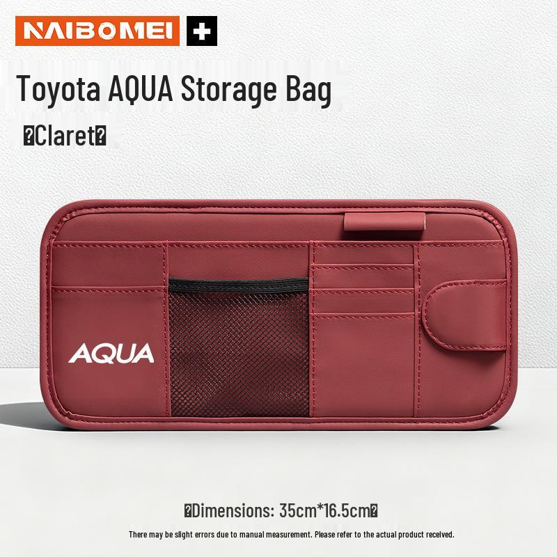 Toyota AQUA Car Sun Visor Multifunctional Storage Clip & Decorative Card Holder