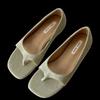 2025 New Beautiful Small Wedge Heel Bag Heel Roman Shoes French Niche Suede Inner Heightening Toe Sandals Women's Summer