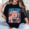 Funny John Pork Is Calling Tshirt Humor Pig Meme Design Graphic T Shirt Fashion Hip Hop Short Sleeve Fashion Tshirts