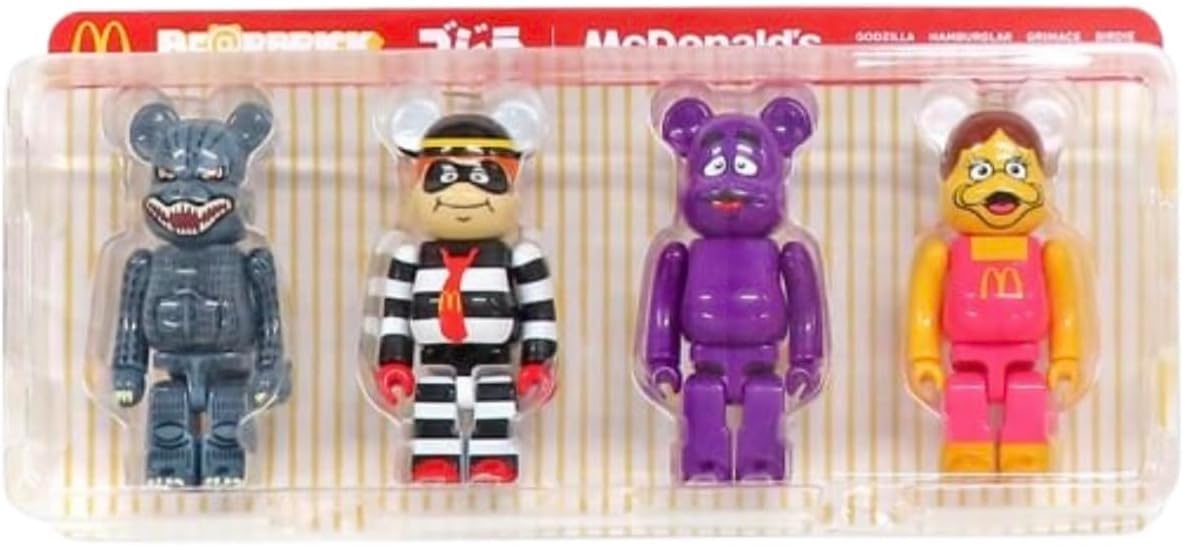 

BERBRICK Godzilla Set of 4 vs. McDonald s 150%