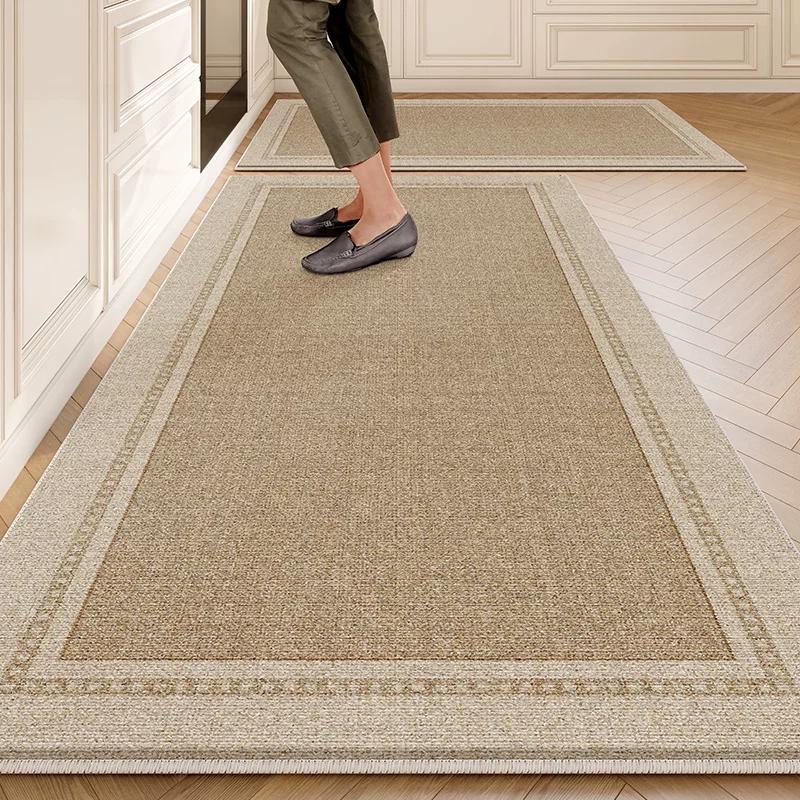 Kitchen floor mat, waterproof, anti slip, oil resistant, erasable, non washable, dirt resistant, specialized for household use, floor mat, carpet