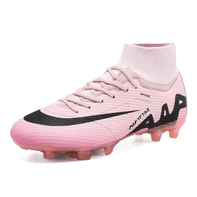 New Temu World Cup Football Shoes Spikes Student Game Training Shoes Adult Non-Slip Sports Football Shoes