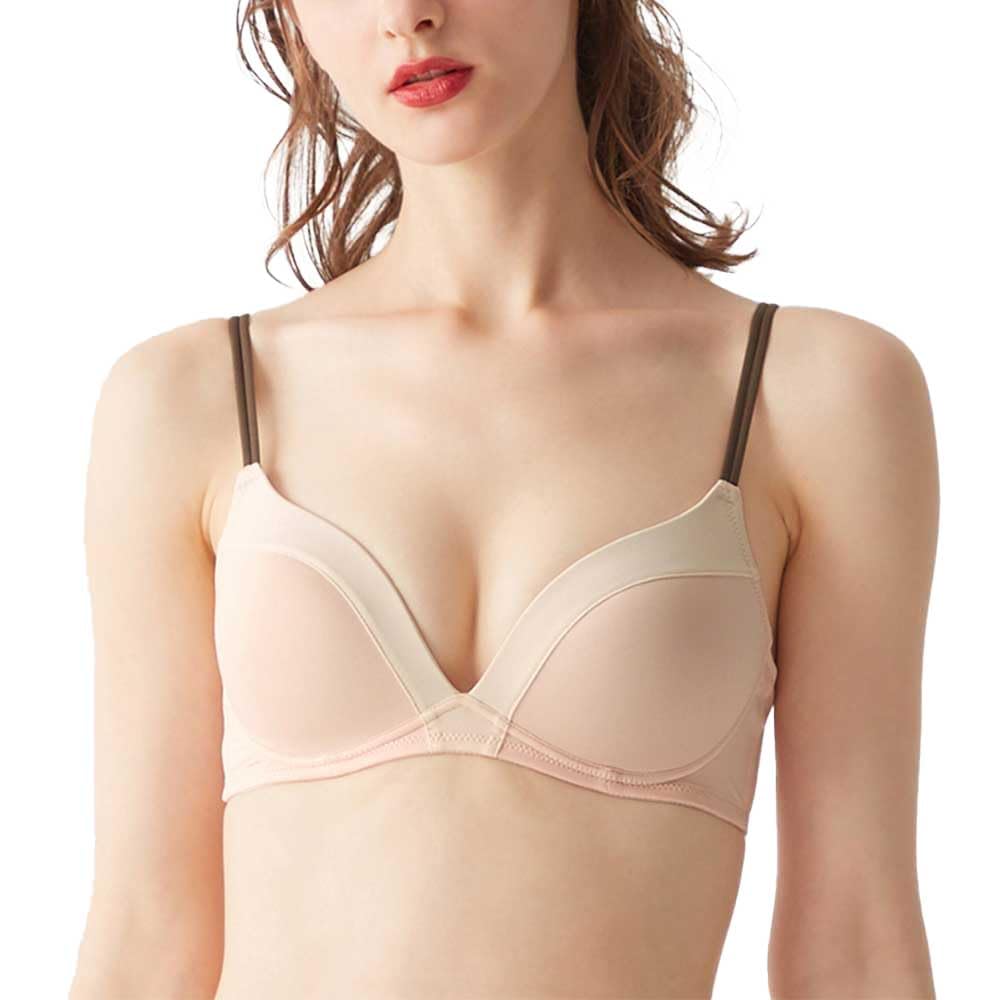 

Бесшовный бюстгальтер без косточек Gunze Mochi Soft Fits Antique D75, Бюстгальтер, Чашка, Обхват груди, Двухцветный, Tuche, JB6034H, Женский, Розовый,