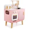 Children's kitchen, wooden stove, retro girl's set + accessories