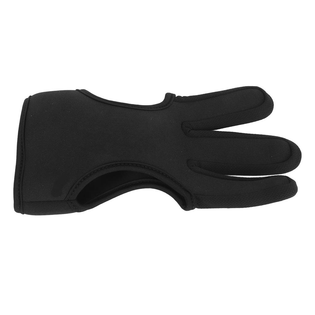 Archery Gloves Professional Lightweight Adjustable 3 Finger Archery Finger Tab Gloves for Shooting Hunting Targeting