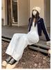 High-Waist White Wide-Leg Loose Jeans for Women - Slimming Straight Fit