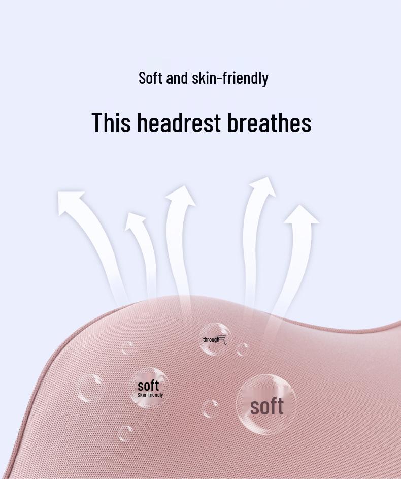 Podpórka lędźwiowa pod oparcie fotela samochodowego - Pianka z pamięcią kształtu, Uniwersalne dopasowanie na wszystkie pory roku