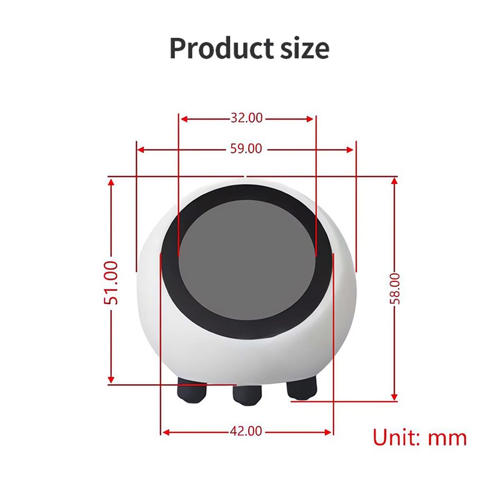 Robot Controllato Vocalmente Comprensione Avanzata del Linguaggio Naturale Altoparlante Integrato Design Compatto Robot per Chat Vocale