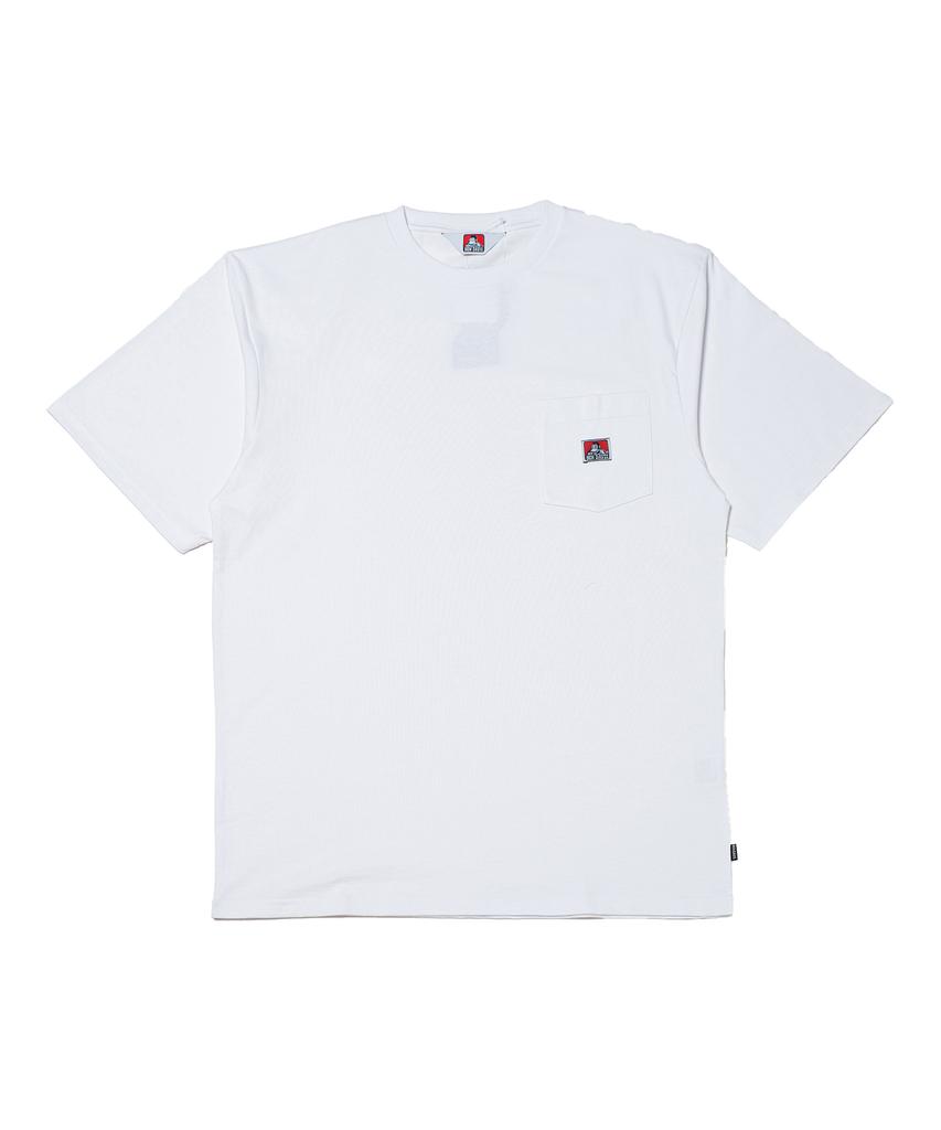 BEN DAVIS Original Big Pocket T-Shirt White