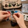 3D DIY Bead Kit 4 Piece Set Includes All Materials and Instructions for Beaded Creatures Suitable for Beginners and Kids