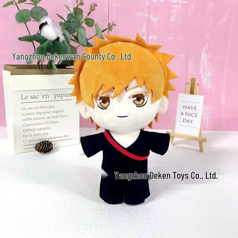 

Bleach Plush Dolls: Ichigo Kurosaki, Rukia Kuchiki, Gin Ichimaru 20cm (approx. 100g)