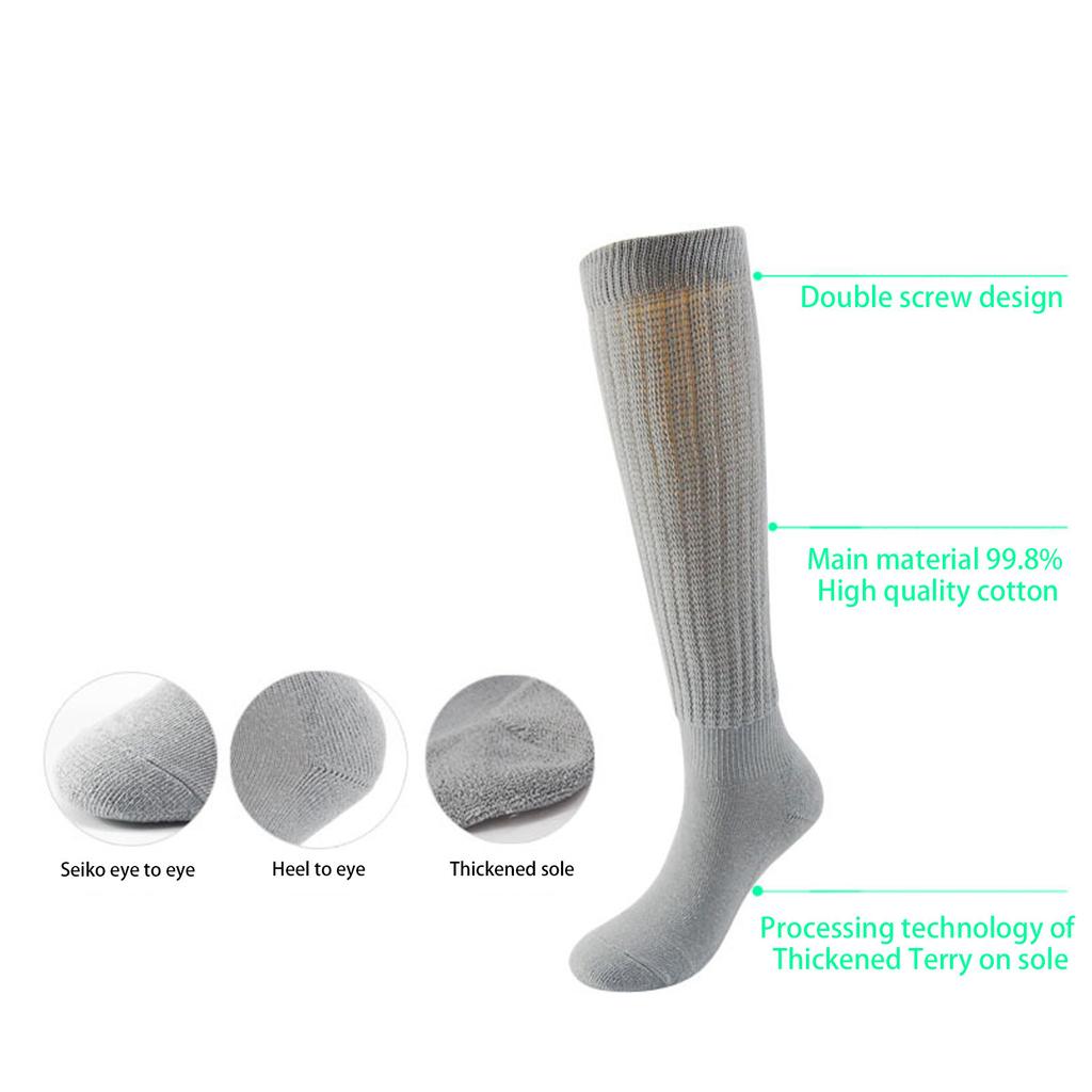 Girl' New Fashion Korean Style Solid Color Loose Slouchy Socks Solid Color Long Casual Stacked Socks JK Dess Up Accessories