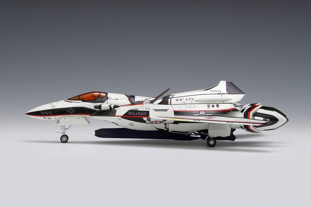 Wave Macross F VF-171EX Nightmare Plus EX Alto Custom, 1/72 Scale, Approximately 22cm Long, Pre-Colored Plastic Model Kit MC-074