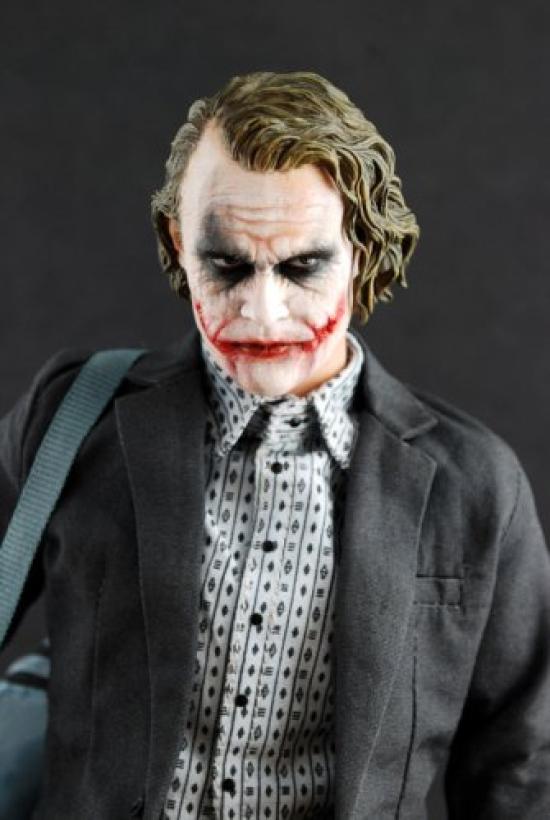 Movie Masterpiece The Dark Knight Scale Figure Joker 1/6 (Bank Robber)