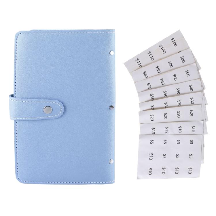 Бюджетный органайзер с конвертами для наличных, дневник целей накопления, инструмент для накопления для студентов 1 синий
