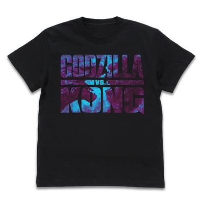 Cospa Godzilla Kong Godzilla Kong Logo BLACK L Size Vs. Vs. T-shirt