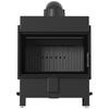 Steel Fireplace KRATKI LUCY 14 kW Ø 200 Black Thermotec Self Closing Door