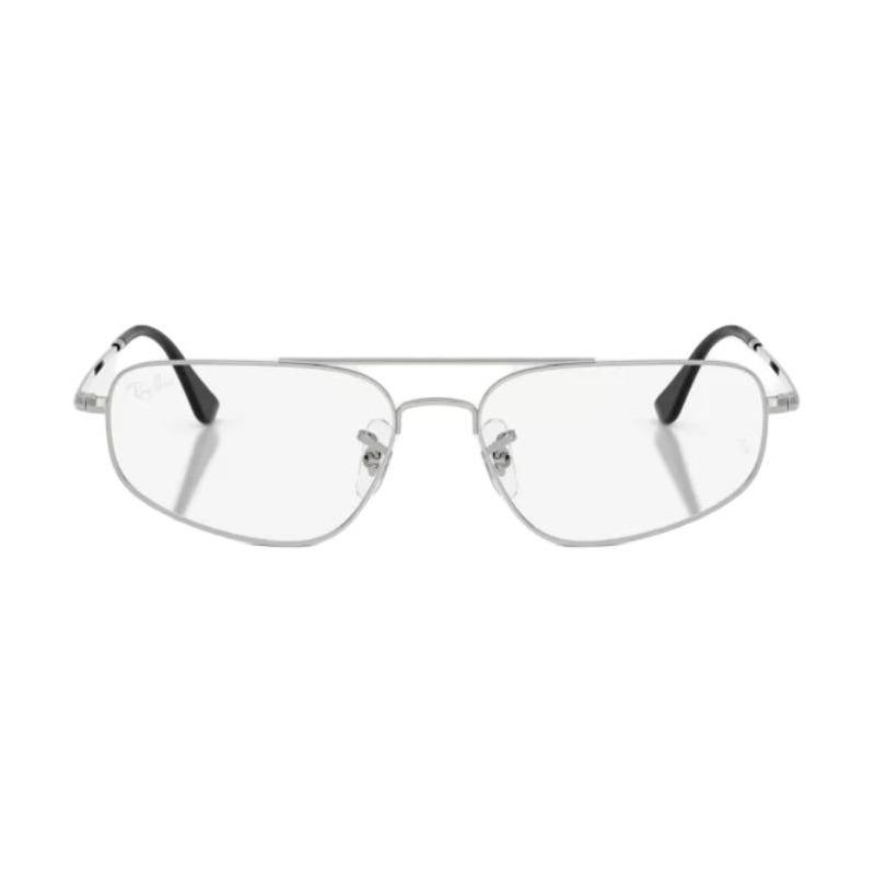 RAYBAN Temple Logo Metal Irregular Geometry Prescription Optical Glasses Frames Unisex Couple Style 0RX6550 2501