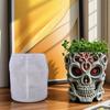 Multifunctional Skull Silicone Mold for Resin Jewelry Concrete Crafts Succulent Planters Home Decors Gift Making Project