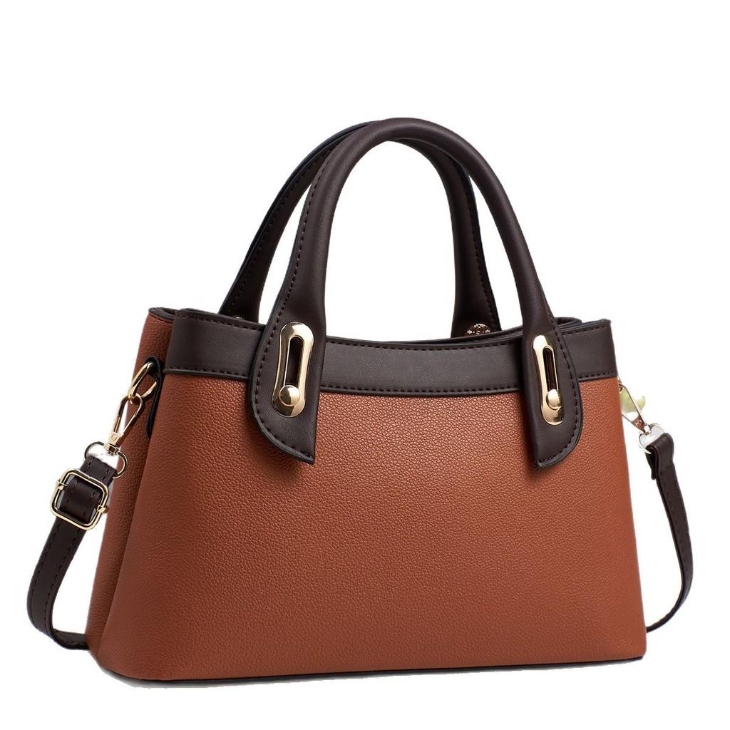 Womens Large Capacity Pu Designer Shoulder Bag With Zipper Closure For Everyday