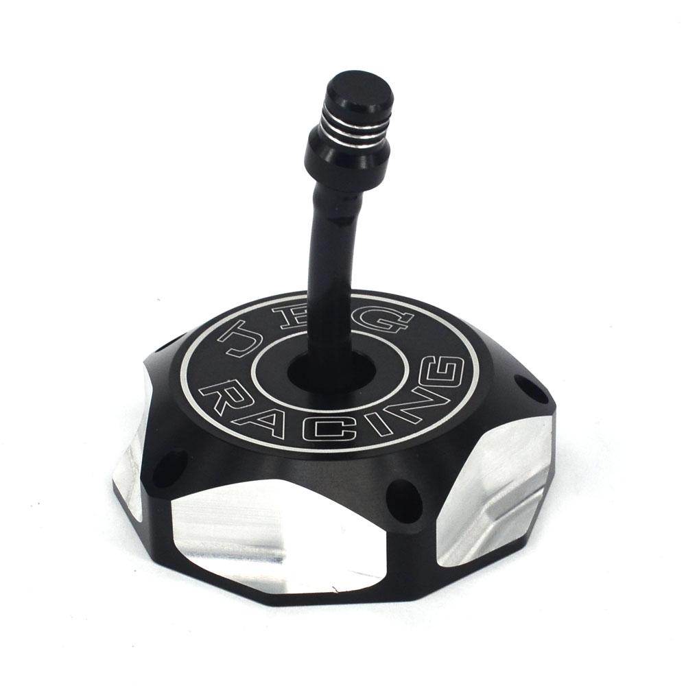 CNC Gas Fuel Tank Cap Motorcycle For KAWASAKI KFX450R KLX450R KX250 KX250F KX450F KX85 KX100 KLX110L KXF250 KXF450 Dirt Pit Bike чёрный
