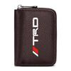 Wallet Driver License Business Card Holder Key Case for Toyota TRD GR Auris Rav4 Yaris Hilux Corolla Prius Avensis Emblem