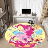 1pc My Little Pony Office Round Area Rug, Under Office Chairs Bedroom Living Room Home Decor  A1022237