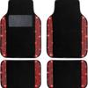 Crystal Velvet Non-Slip Car Floor Mats - Dirt & Wear-Resistant, Easy To Clean.