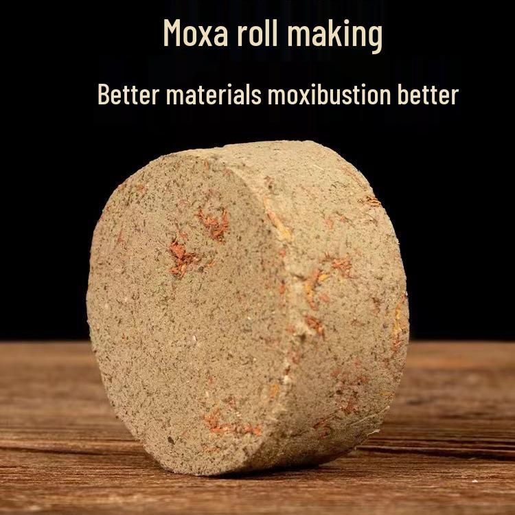 Extra Large Bold Moxa Stick with Pure Wool for Moxibustion Therapy - Aged Mugwort Coarse Stick.