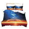 Cosmic Interstellar Wind Bed Three-Piece Set Four-Piece Digital Printing Quilt Cover Pillowcase
