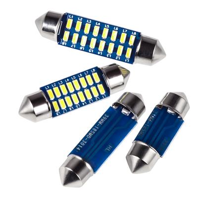 1/2/5PCS Festoon Car LED Interior Reading Light 4000K Warm White C5W C10W 31mm 36mm 39mm 41mm Auto Room Ceiling Dome Lamp 12V