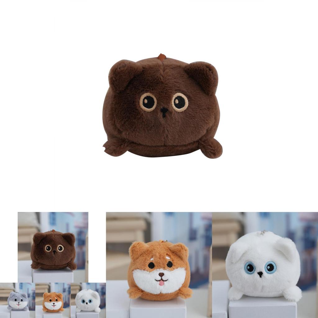 Cute Plush Cat Toy With Wagging Tail Soft Pp Cotton Stuffed Animal