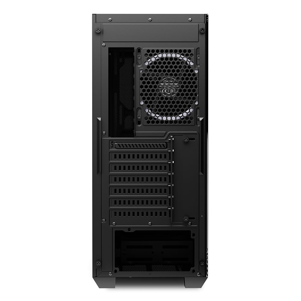 Sharkoon Mid Tower PC Case VS8 RGB Black Checkered Flag Style Front Panel Compatible with ATXMicro ATXMini-ITX Standards Equipped with 2 120mm Fans1