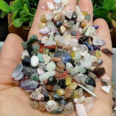 100g Pietre di Ghiaia di Cristallo Colorate per Succulente, Bonsai e Acquari (2-30mm)