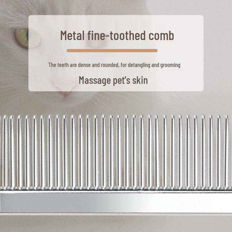 Antiker Haustierkamm aus Massivholz für Katzen und Hunde