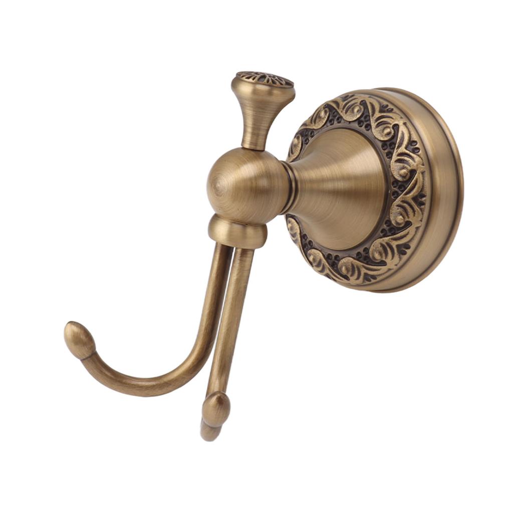 Wall Mounted Coat Hooks Copper Metal Vintage European Style Clothes Hanger Hook Robe Hook for