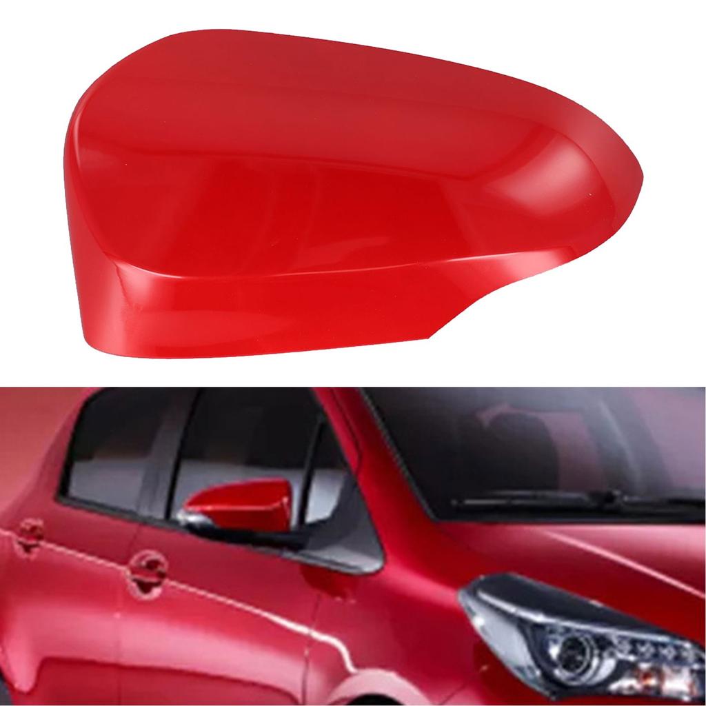 Per Toyota Per Yaris 2012-2019 Calotta Copertura Specchietto Retrovisore Laterale Sinistro Rosso