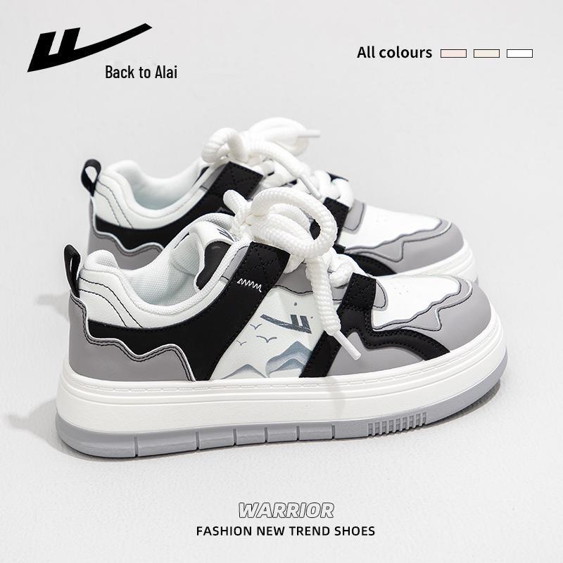 

Warrior Women s WBN-1337 White Lightweight Spring 2024 Thick-Soled Casual Sports Shoes