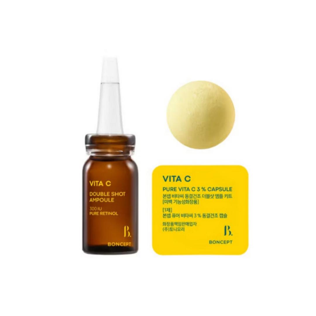 [BONCEPT] [Daiso] Набор ампул с двойным действием с чистым ретинолом 300 МЕ (Ампула + Капсула) 3 вида D-Panthenol