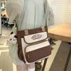 Student Shoulder Bag Contrast Color Crossbody Bag Women's Commuter Class Handbag