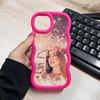 Addison Rae Mobile Phone Case for iPhone 17 16 15 14 13 12 11 Air Pro Max Plus Wavy Edge TPU Colorful Cover Cover Luxury Pretty