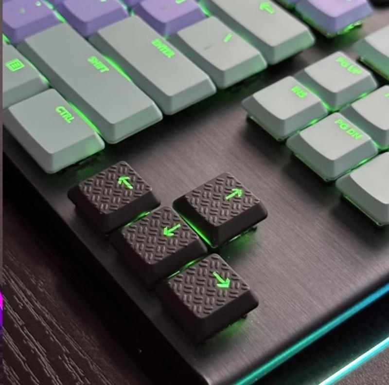 DIY Customs Keyboard Keys 13Pcs Keycap Carbon Fiber Texture Nonslip Cover for G915/G813/G815/G913 TKL